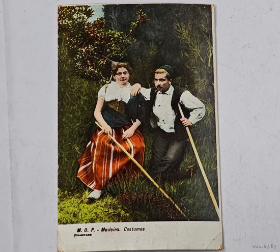 1909 год Мадейра Либава Открытка