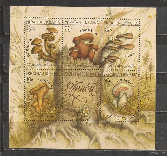 ФФ3 Украина 1999 Грибы