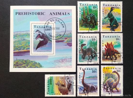 Фауна \89фа\ТАНЗАНИЯ 1991 ФАУНА ДИНОЗАВРЫ