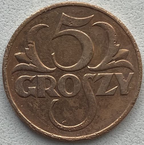 Польша 5 грошей 1938 г.