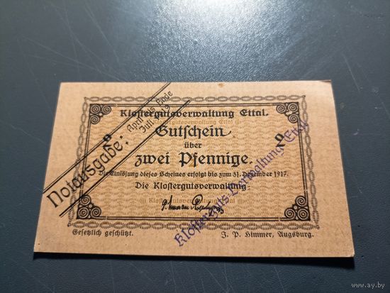 Германия 2 пфенинга 1917 г (7)