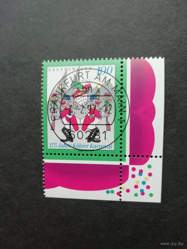 Германия. 1997 Марка "175 лет карнавалу в Кельне" (гашеная с клеем) Mi.1903 каталог 0.90 евро