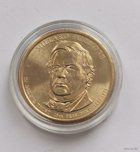 1 доллар 2008 г. Миллард Филлмор. С рубля