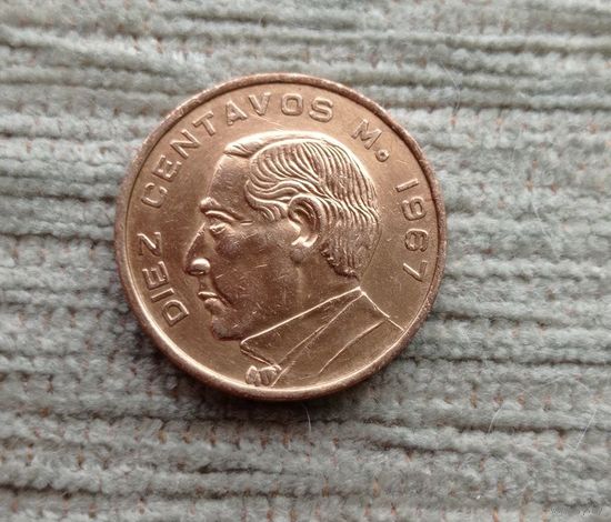 Werty71 Мексика 10 сентаво 1967