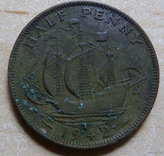 Пол пенни 1942 Великобритания