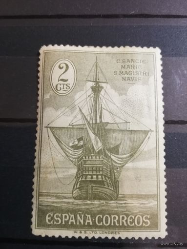 Испания 1930 Открытие Америки Парусник