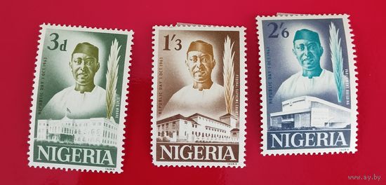 Нигерия 1963 первый президент Нигерии Азикиве Ннамди полная серия