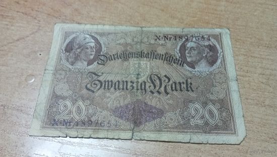 20 марок 1914 года Германии  4897654  семь цифр