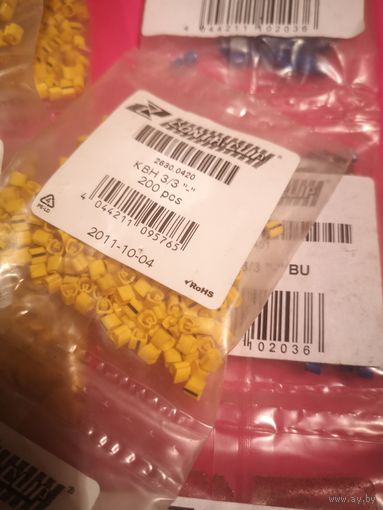 Маркер кабельный KBH 3/3 (200шт/упак), Германия