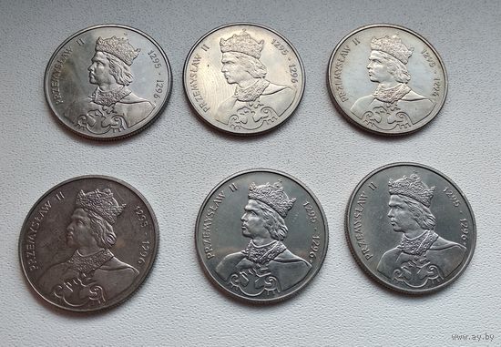 Польша 100 злотых, 1985 Король Пшемыслав II 6-13-1*6