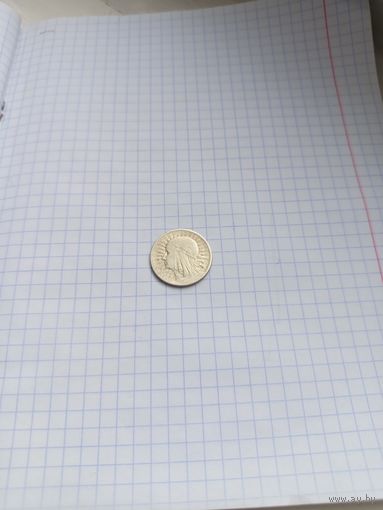 2 злота 1933 "Ядвига"