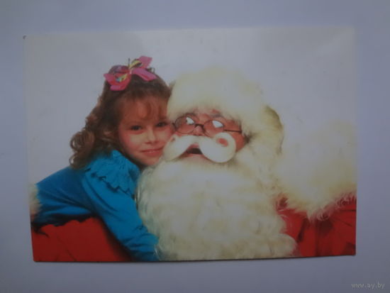 Календарик 1998 г. С Дедом Морозом.