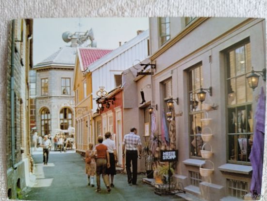 Норвегия, Тронхейм. Вид улочки