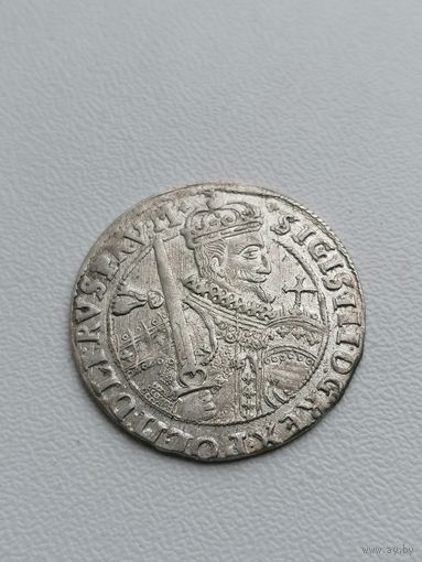 Монета Орт 1622 Сигизмунд, красивая монета для коллекции