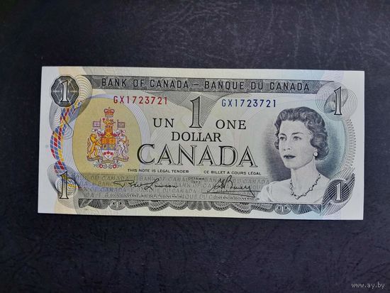 1 доллар 1973 года. Канада. UNC. Распродажа.