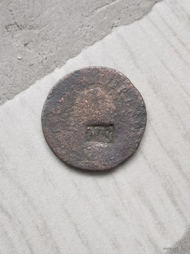 1 грош Августа третьего надчекан MS