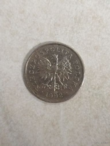 1 злотый 1992 Польша