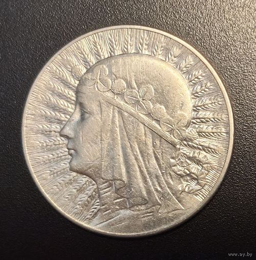 Польша 5 злотых 1934 г, отличная (распродажа коллекции).