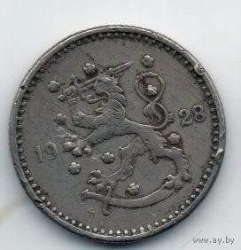ФИНЛЯНДСКАЯ РЕСПУБЛИКА. 1 МАРКА 1928