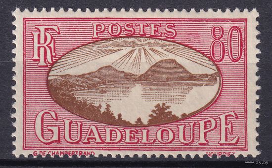 69.FrK. Франция. Колонии. Гваделупа. Местные мотивы. 1938 г. 80C. Mi.#112.