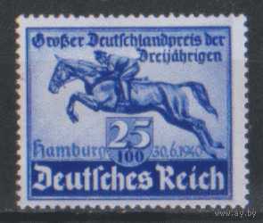 ГР. М. 746. 1940. Скачки в Гамбурге. чиСт.