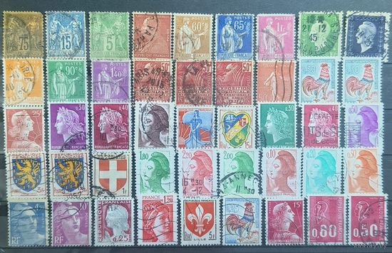 Франция. Сборка марок