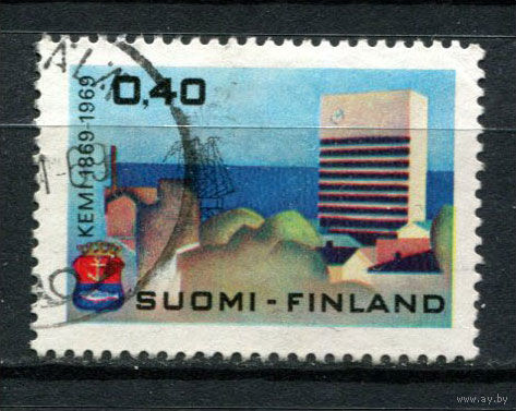 Финляндия - 1969 - 100-летие г. Кеми - [Mi. 655] - полная серия - 1 марка. Гашеная.  (Лот 171AO)