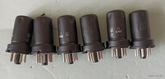 Радиолампы 6А7, 6К3, 6Ж4, 6Ж8, 6SJ7 80-х годов, в металлической оболочке, не б/у.