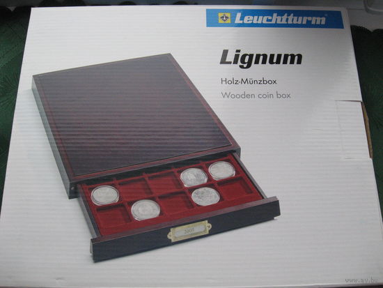 Кассета НМВ 35 для монет на 35 ячеек. Leuchtturm, # 302281