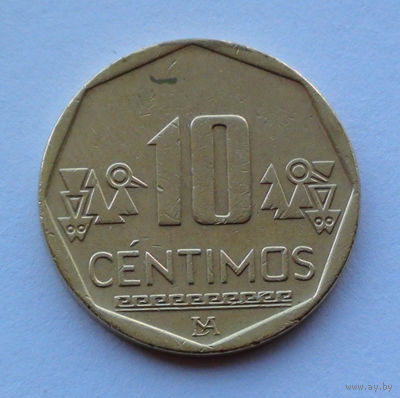 Перу 10 сентаво, 2011