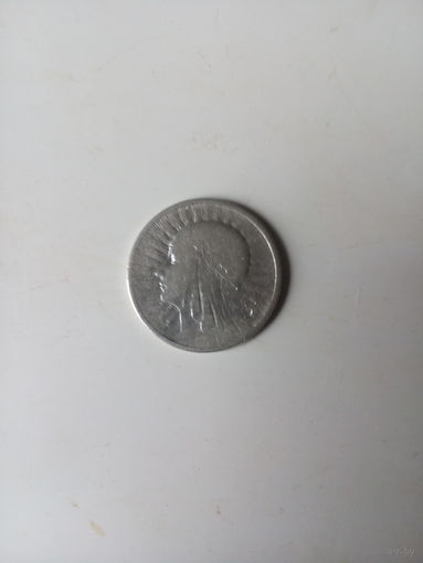 2 злотых 1932 год.