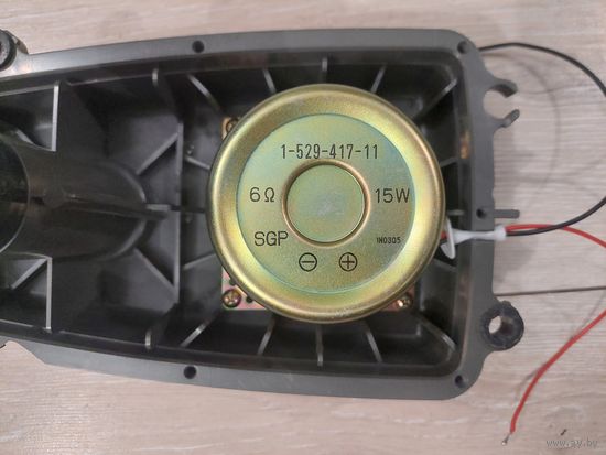 Динамик НЧ Sony оригинал, в копусе сабвуфера 6ом 15Вт, модель 1-529-417-11, размер квадрата на крепление 8.5х8.5см, на корпусе нет одного уха.