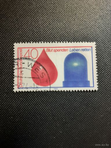 ФРГ. Донорство. 1974г. гашеная