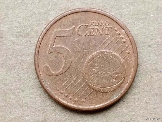 Германия 5 евроцентов, 2002 "F". (U-D-84)