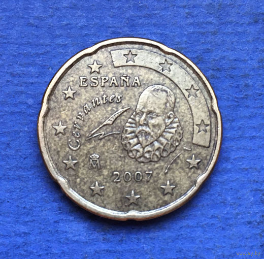 Испания 20 евроцентов 2007