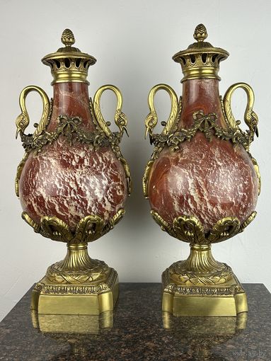 Винтажная пара ваз из  Франции