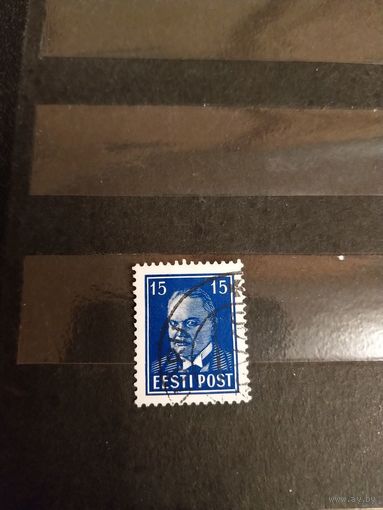 1940 Эстония Мих 158w  президент Константин Патч (2-13)