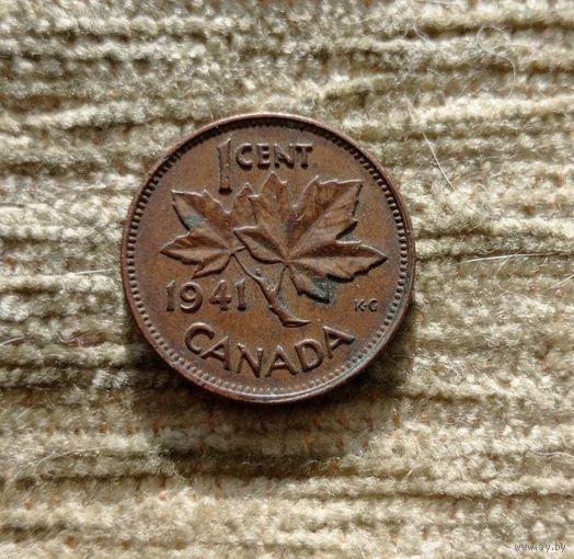 Werty71 Канада 1 цент 1941 Георг 6