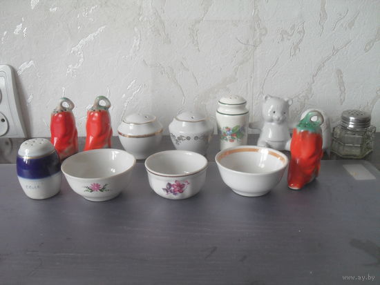 Лот солонок,13 шт.