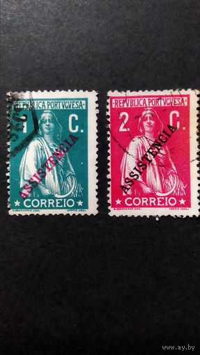 Португалия \429н\1912  почтовые сборы МиZ3-4  кц9ми
