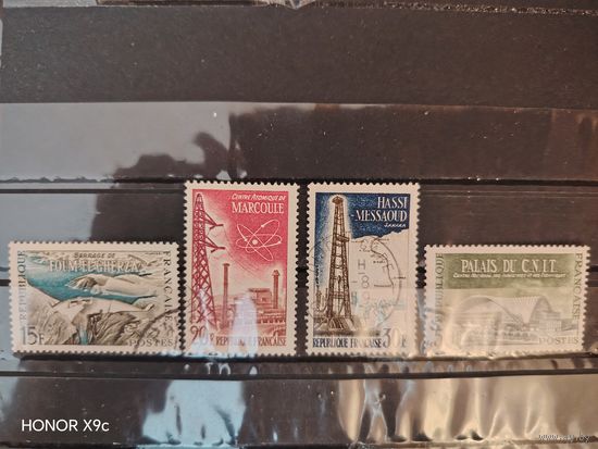 Полная серия Франция Ми 1247-1250 1959 года