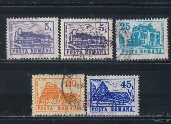 Румыния 1991 Отели Стандарт #4668,4705,4712-3
