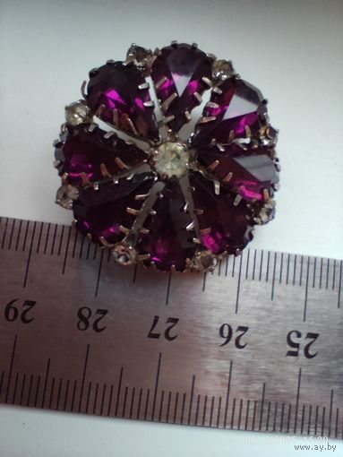 Брошь старая Чехия