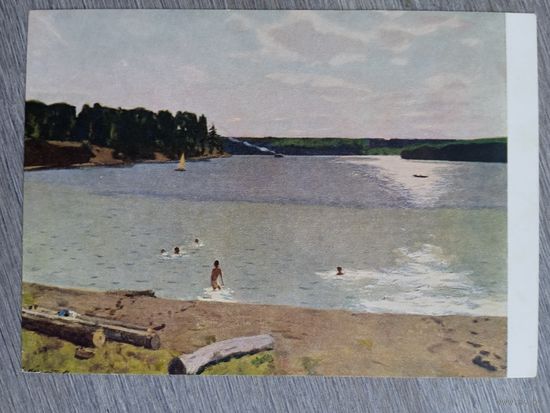 1956. Нечитайло. На водохранилище в Тишкове под Москвой