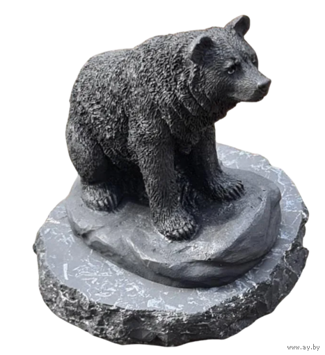 Статуэтка Медведь Карельский шунгит