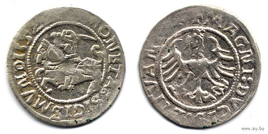Полугрош 1522, Жигимонт Старый, Вильно. Более редкий год
