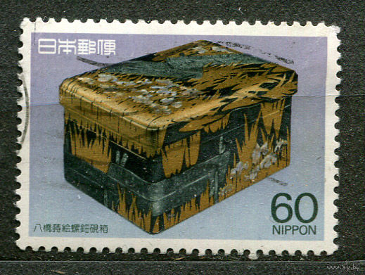 Искуство. Нацинальное достояние. Шкатулка. Япония. 1987