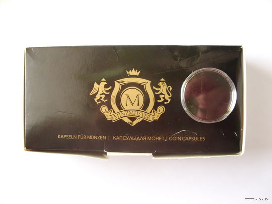 Капсулы для монет Ф39мм. Наружный размер капсулы 44мм.