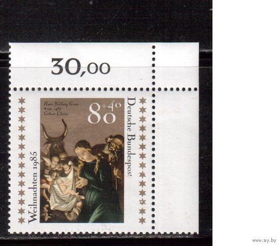 Германия(ФРГ)-1985,(Мих.1267), * , Рождество