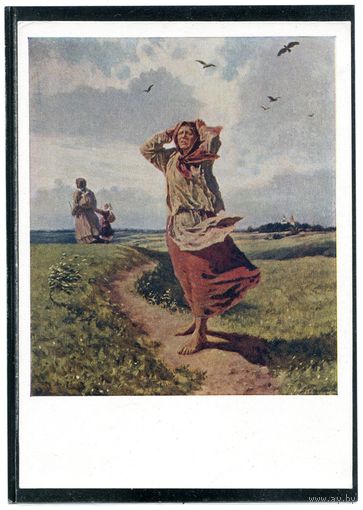 Самохвалов. Иллюстрация к А П Чехов Мужики. 1959